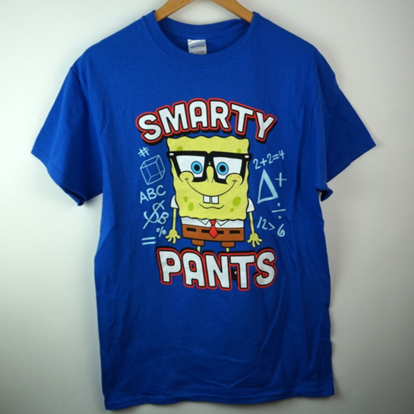 Gildan Shirts Spongebob Squarepants Smarty Pants Tshirt Medium